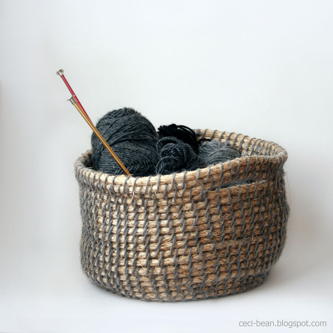 CeciBean DIY Woven Rope Basket